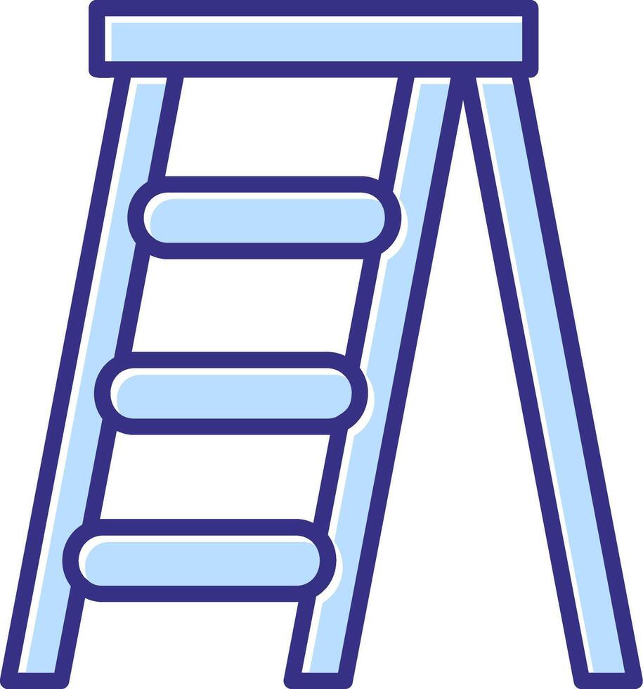 Step Ladder Icon Symbol Art vector