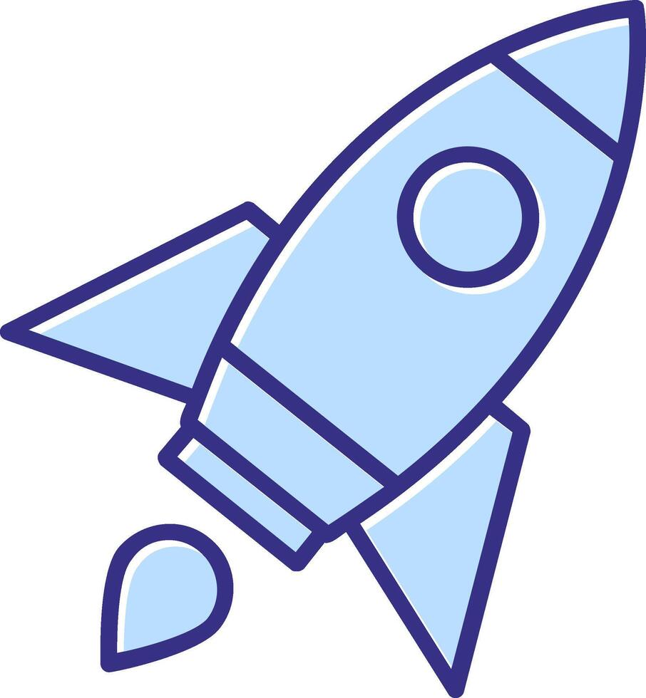Rocket Icon Symbol Art vector