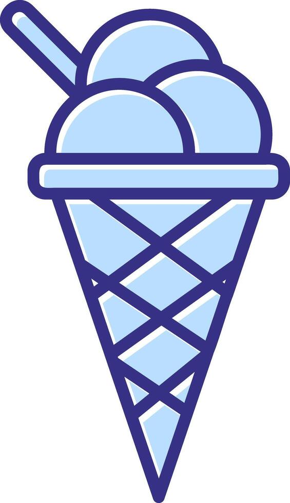 Ice Cream Icon Symbol Art vector