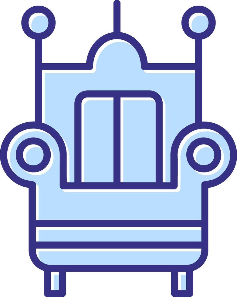 Throne Icon Symbol Art vector