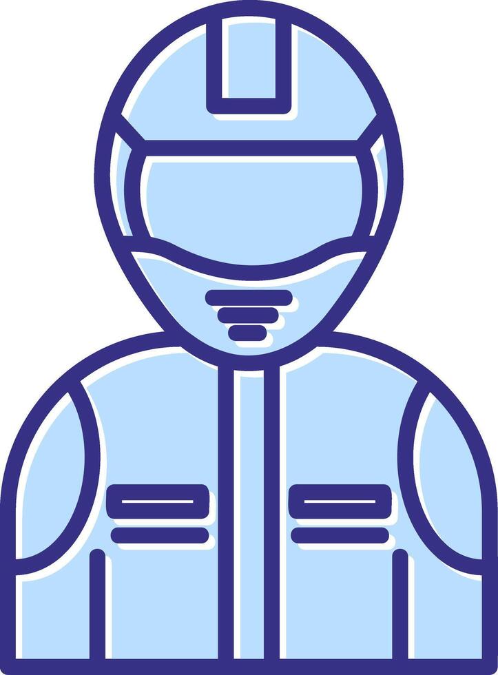 Racer Icon Symbol Art vector