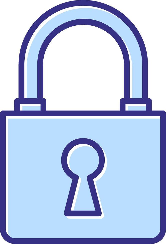 Padlock Icon Symbol Art vector