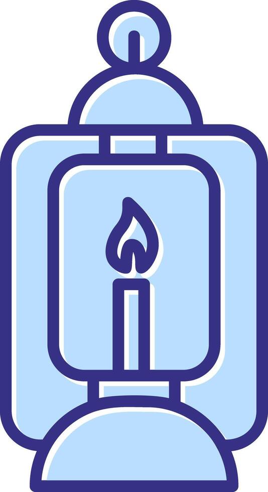 Oil Lamp Icon Symbol Art vector