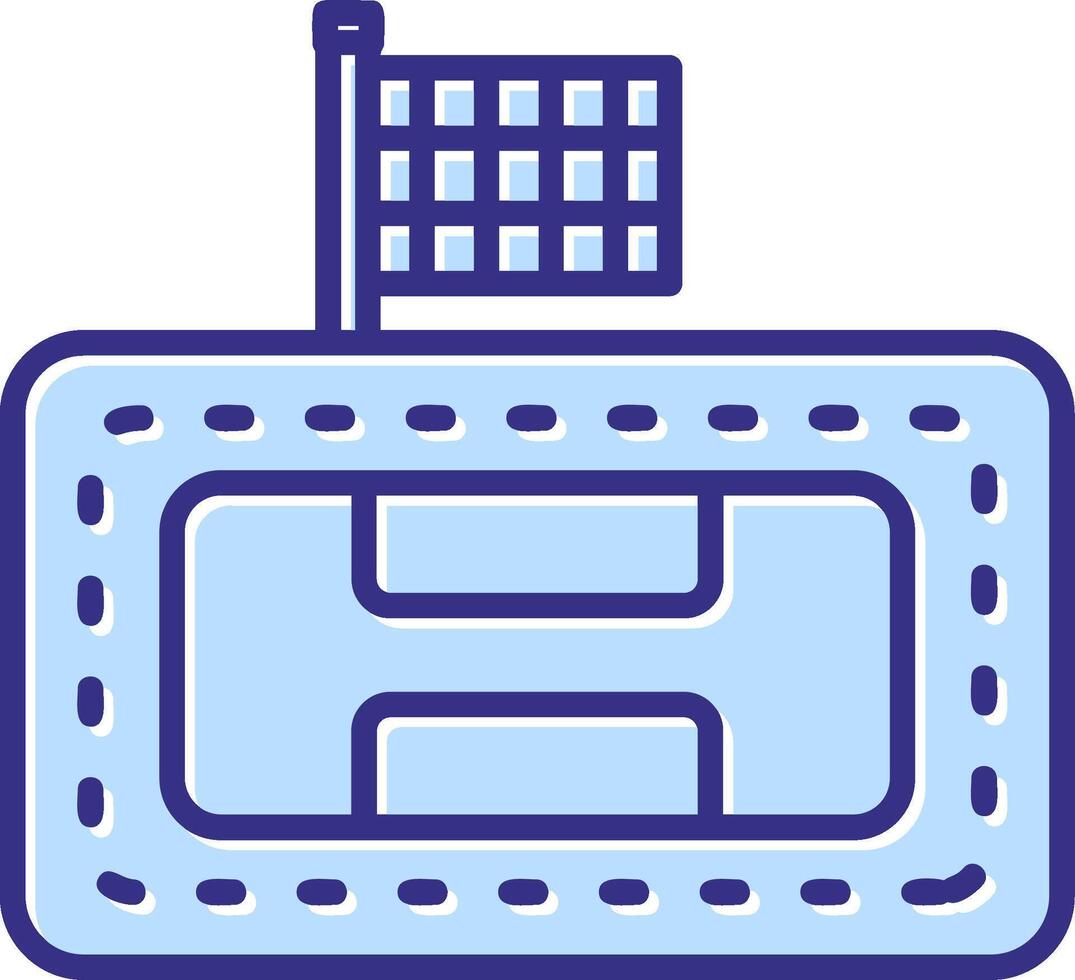 Race Track Icon Symbol Art vector