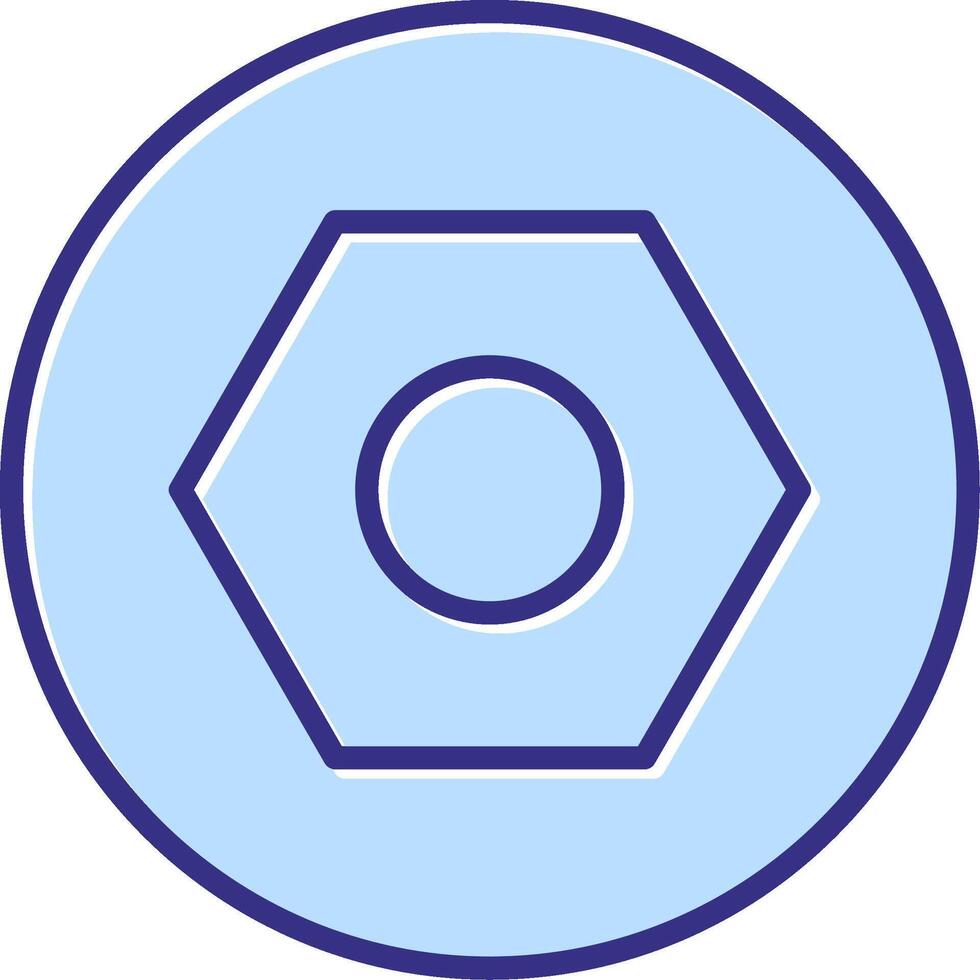Nut Icon Symbol Art vector
