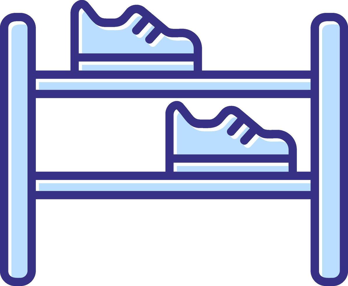 Shoe Rack Icon Symbol Art vector