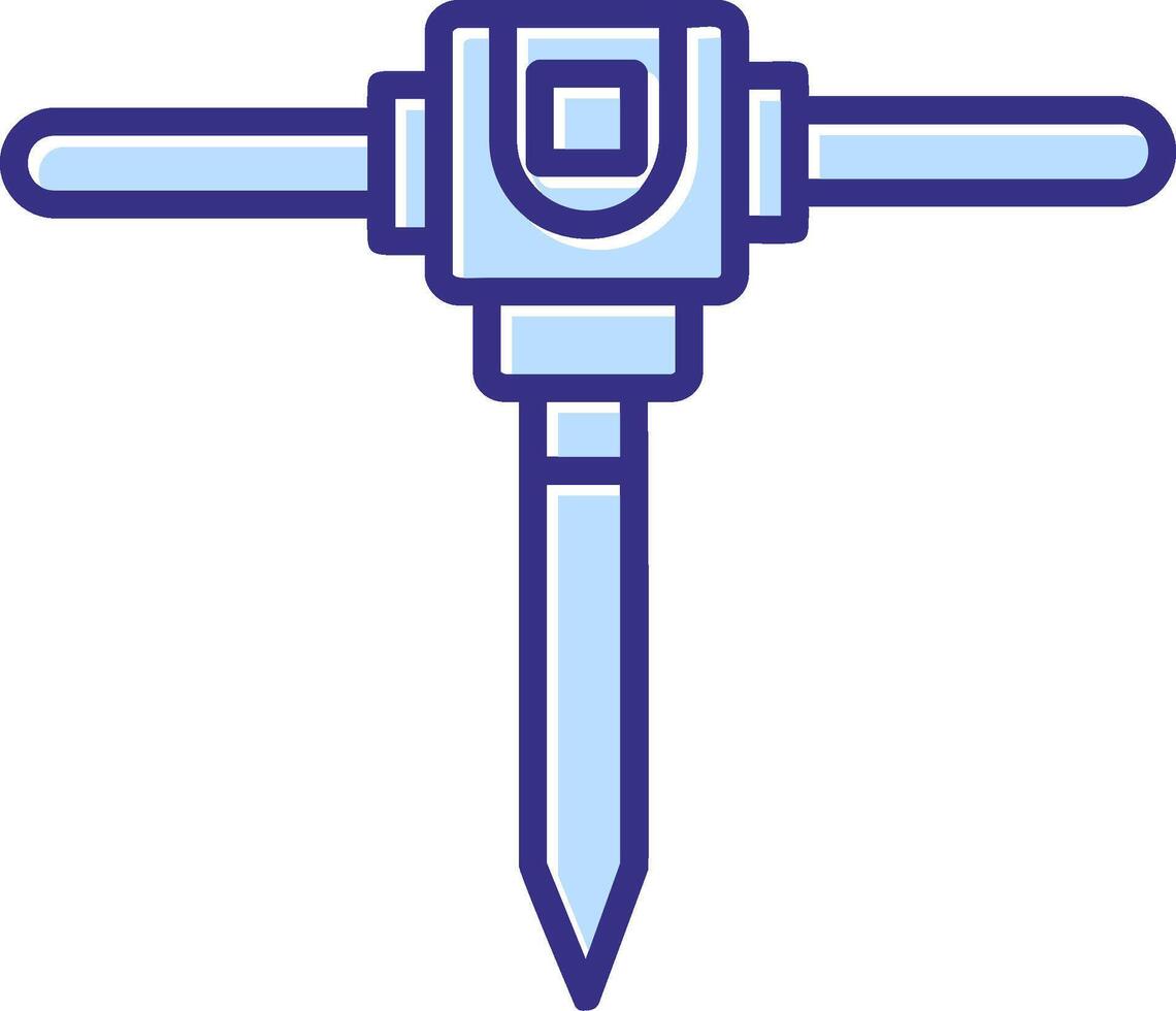 Jackhammer Icon Symbol Art vector