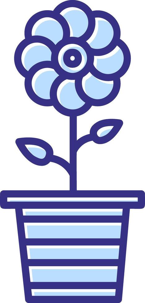 Flowerpot Icon Symbol Art vector