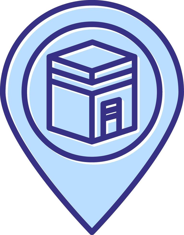 Mecca Icon Symbol Art vector