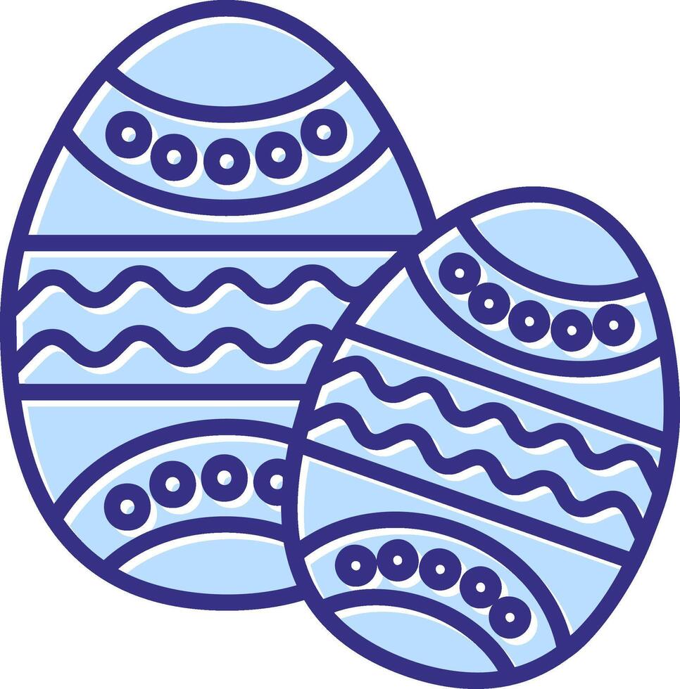 Easter Eggs Icon Symbol Art vector