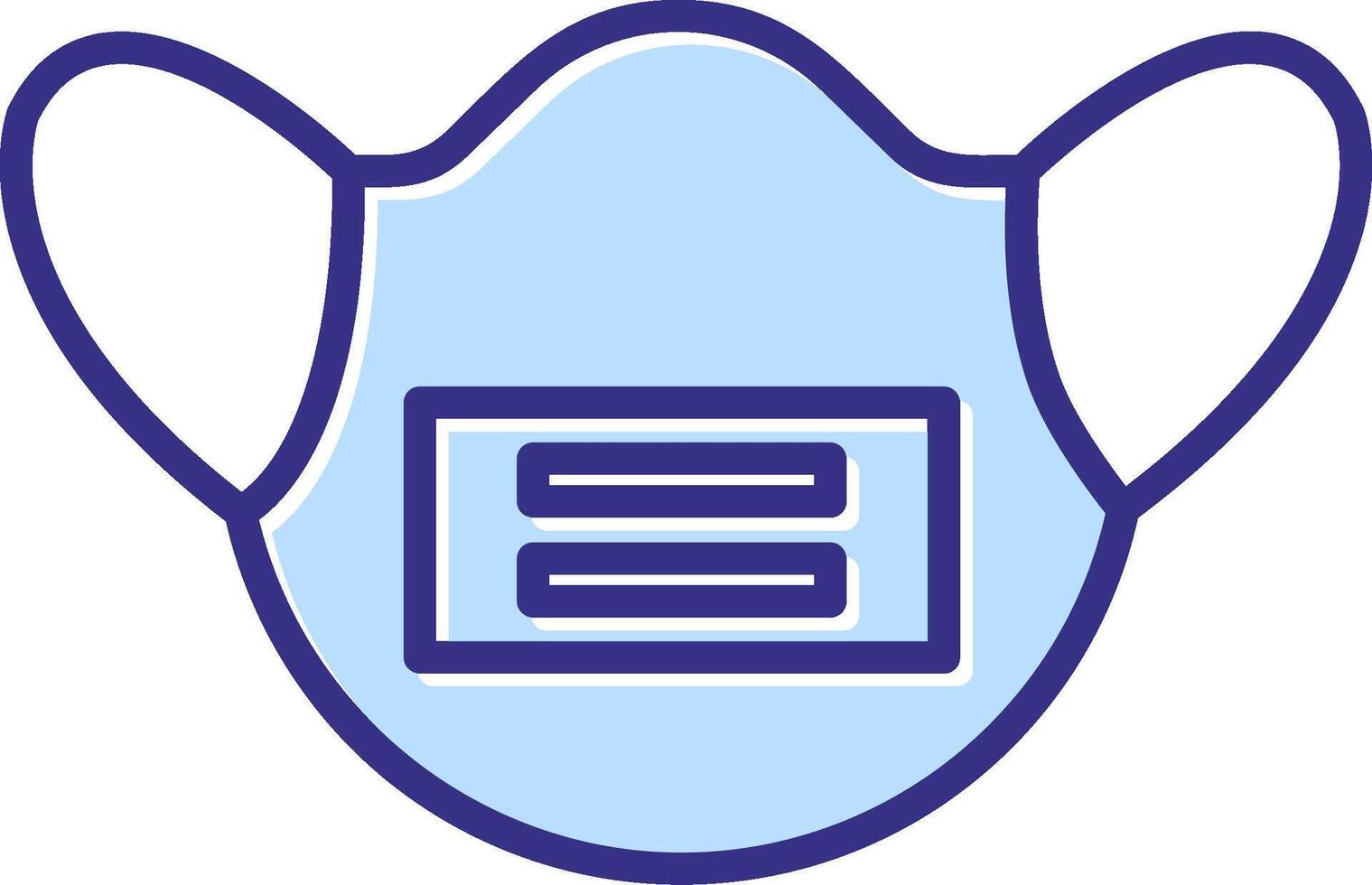 Dust Mask Icon Symbol Art vector