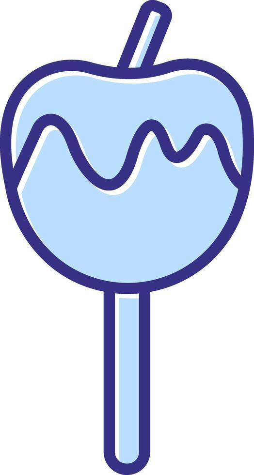 Caramelized Apple Icon Symbol Art vector