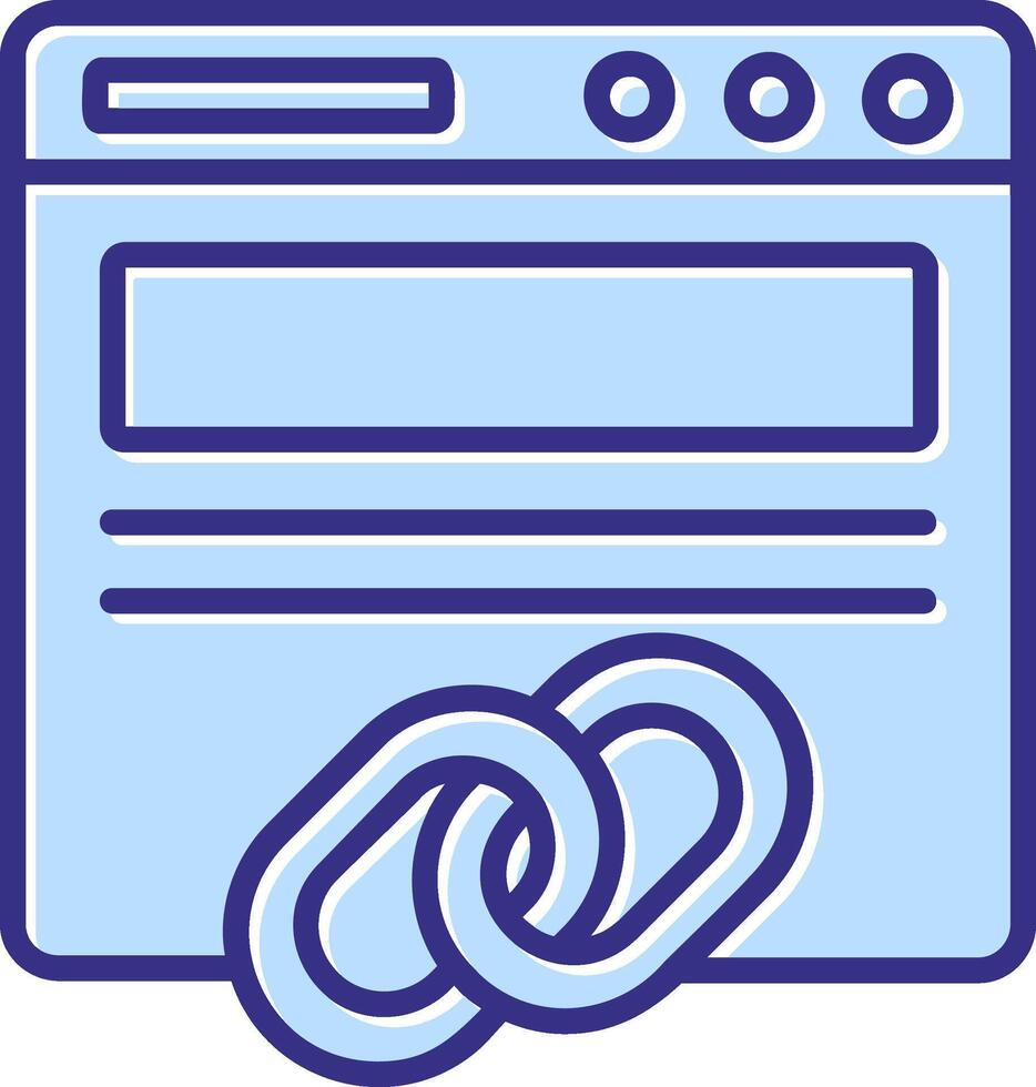 Backlinks Icon Symbol Art Sign vector