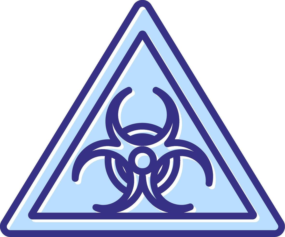 Biological Hazard Icon Symbol Art Sign vector