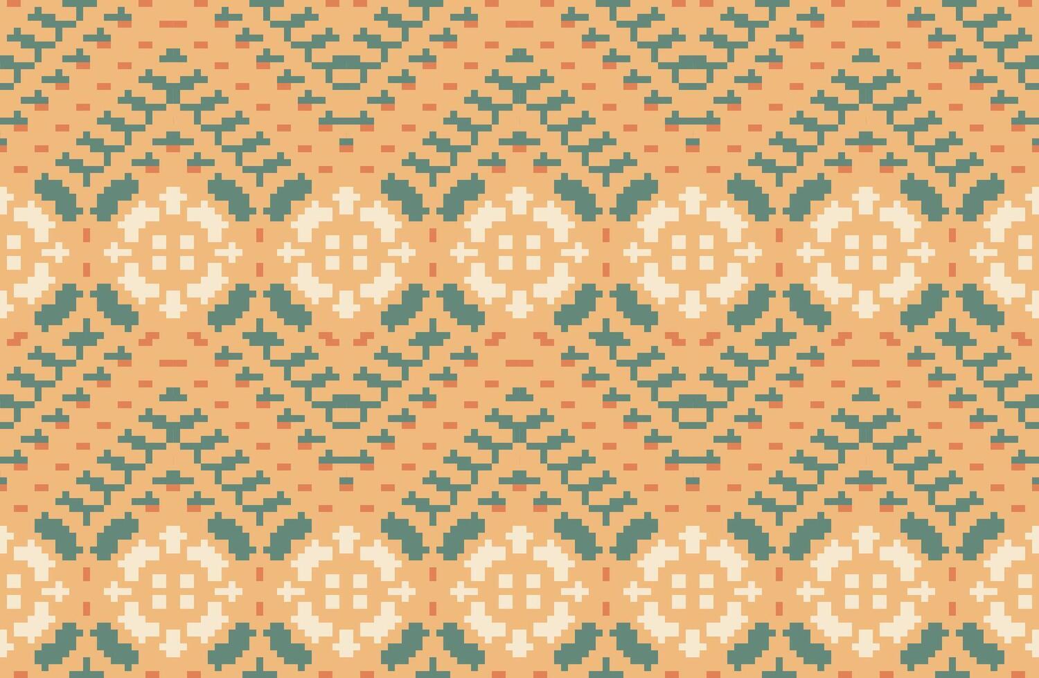 Sari Border Islamic Geometric Patterns Drawingfolk Embroidery, Aztec Geometric Ornament Print. Design for Carpet, Wallpaper, Clothing, Wrapping, Fabric vector