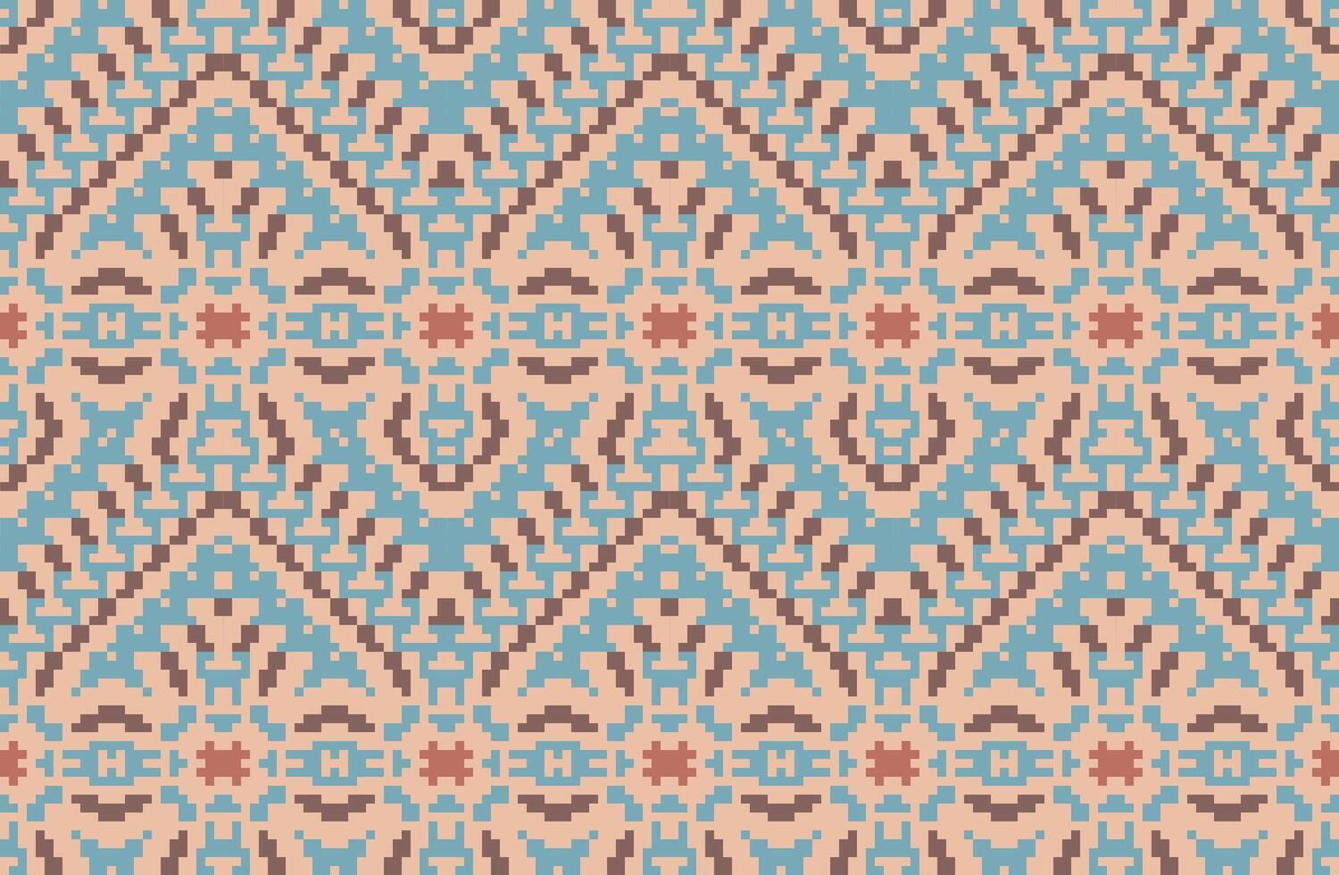 Geometry Shapes Abstract Geometric Patternfolk Embroidery, Aztec Geometric Ornament Print. Design for Carpet, Wallpaper, Clothing, Wrapping, Fabric vector