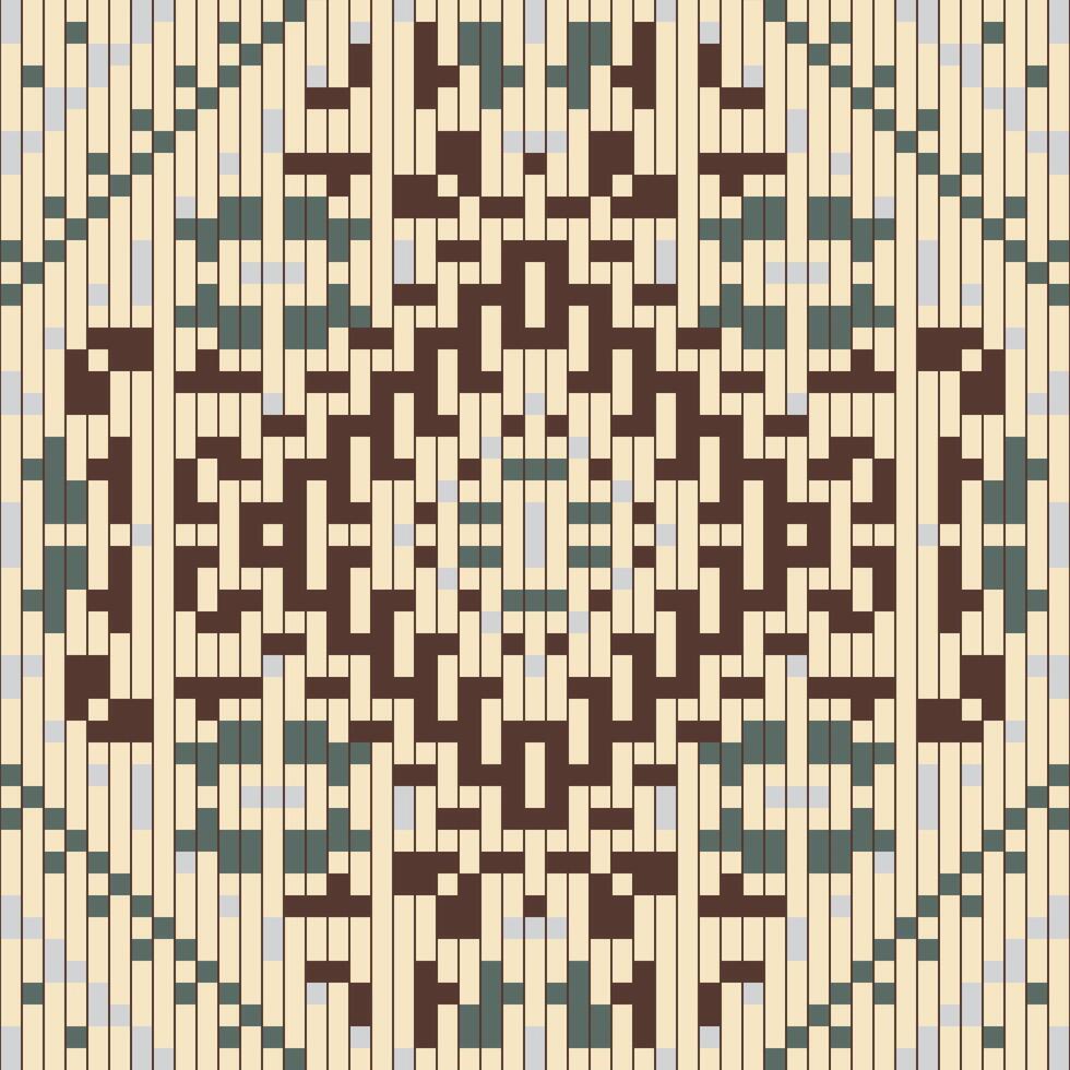 Geometry Shapes Traditional Blouse Patternfolk Embroidery, Aztec Geometric Ornament Print. Design for Carpet, Wallpaper, Clothing, Wrapping, Fabric vector