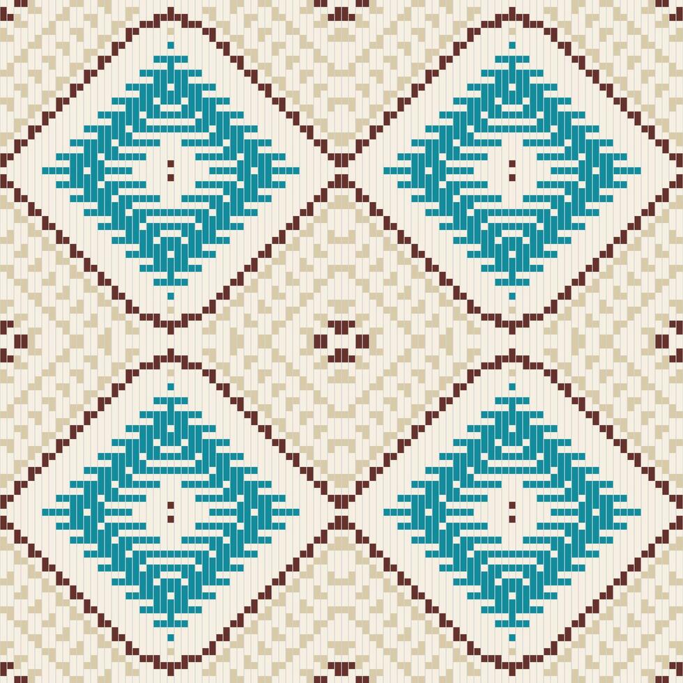 Geometric Korea Traditional Patternfolk Embroidery, Aztec Geometric Ornament Print. Design for Carpet, Wallpaper, Clothing, Wrapping, Fabric vector