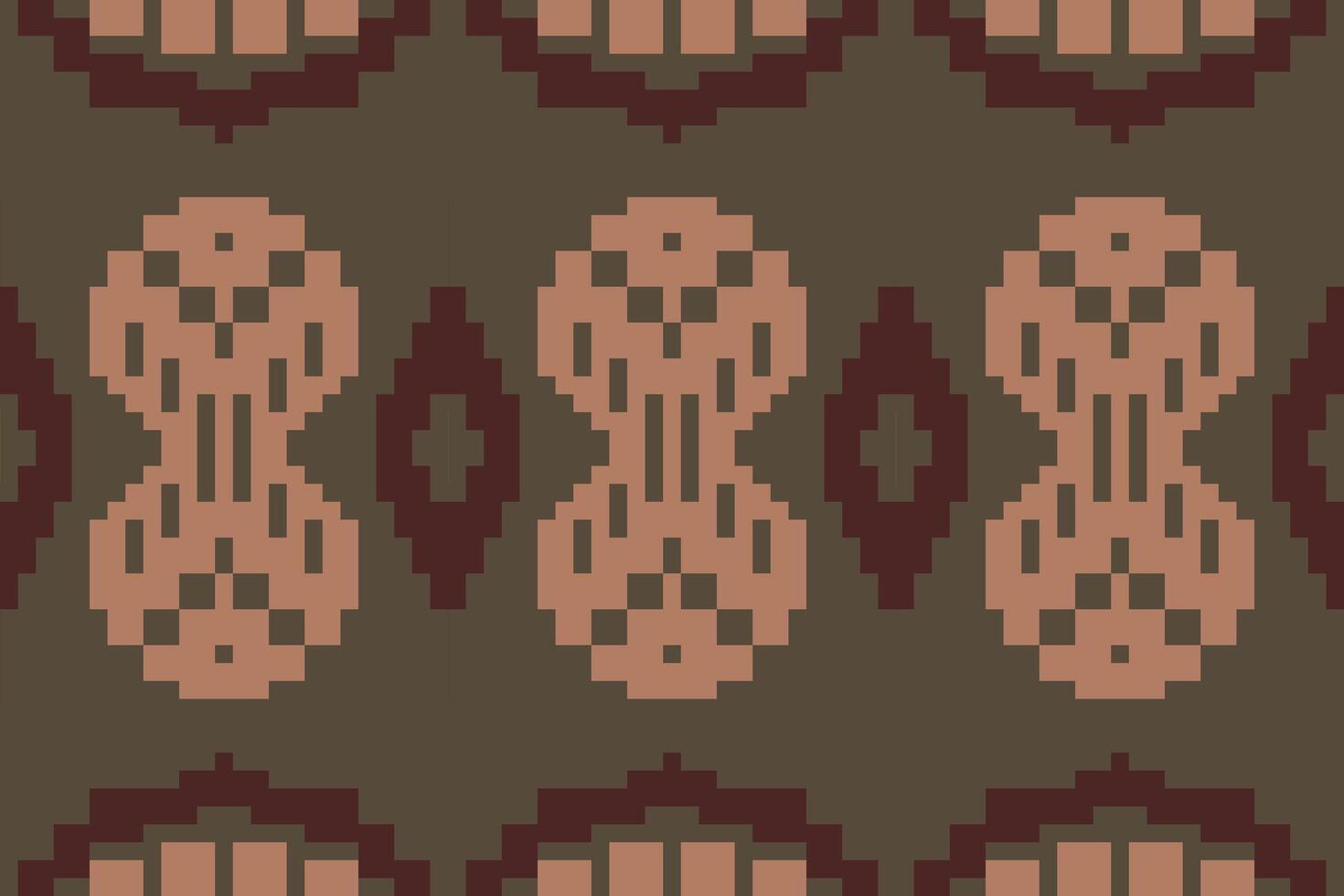 Boho South Korean Traditional Patternfolk Embroidery, Aztec Geometric Ornament Print. Design for Carpet, Wallpaper, Clothing, Wrapping, Fabric vector