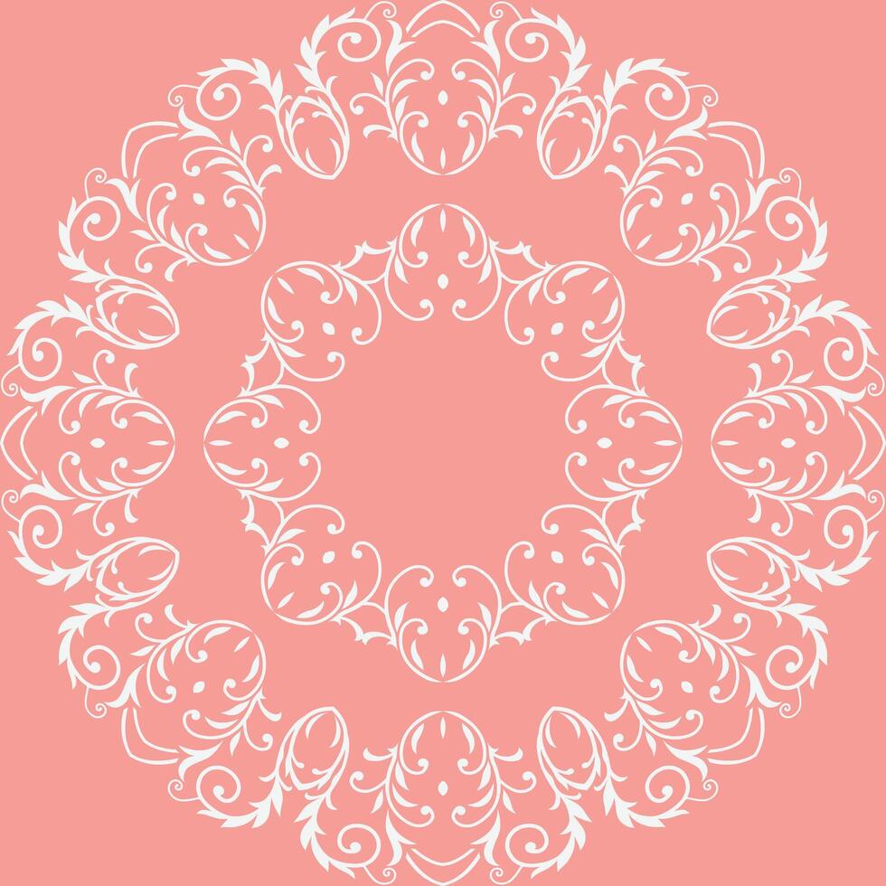 Damask Flower Handicraft Ndebele Traditional Pattern Folk Embroidery, Aztec Ornament Print. Design for Carpet, Wallpaper, Clothing, Wrapping, Fabric vector
