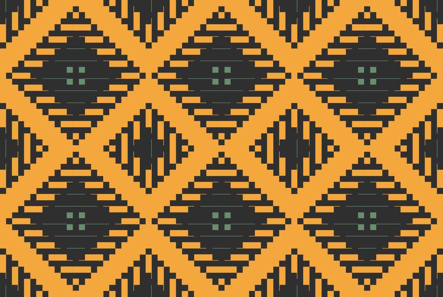 Sari Border Korea Traditional Patternfolk Embroidery, Aztec Geometric Ornament Print. Design for Carpet, Wallpaper, Clothing, Wrapping, Fabric vector