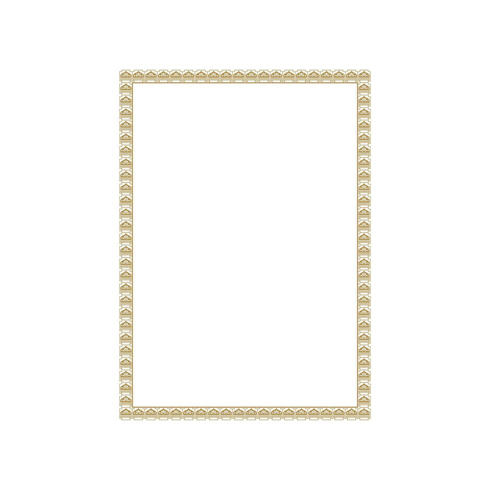 Islamic Frame decoration ornament vector