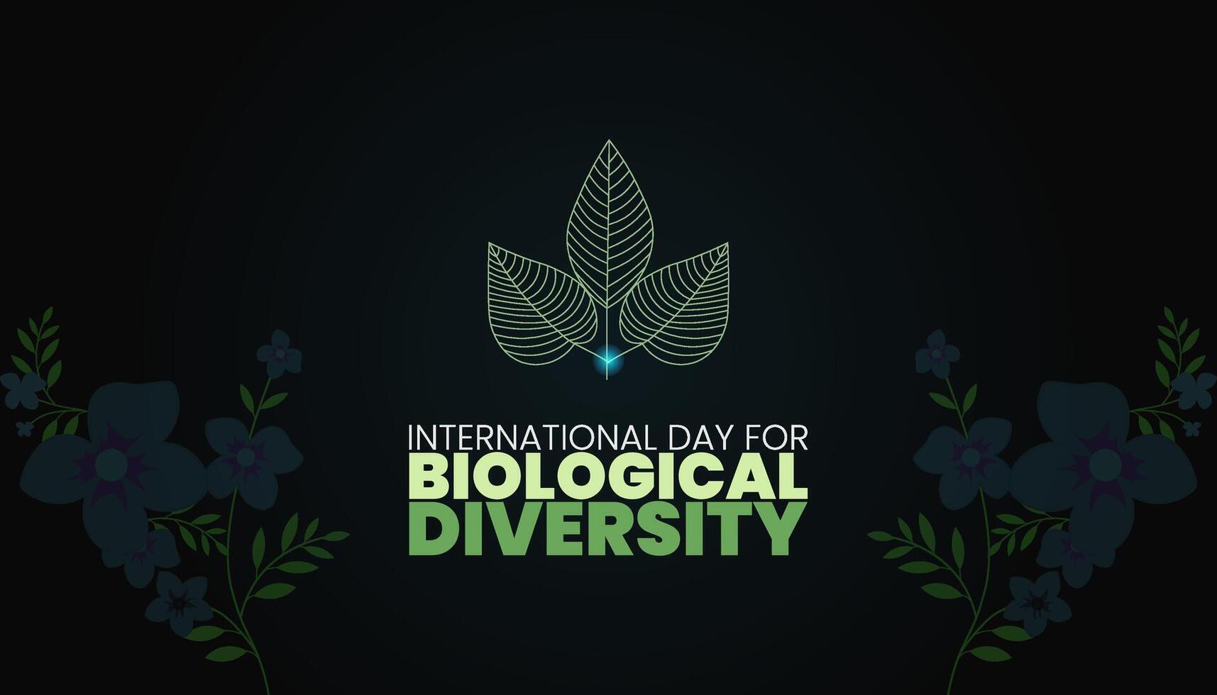 Celebrating Life on Earth, Biodiversity Awareness Design vector