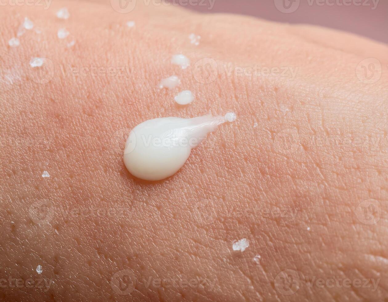 Moisturizing Collagen Serum on Smooth Skin photo