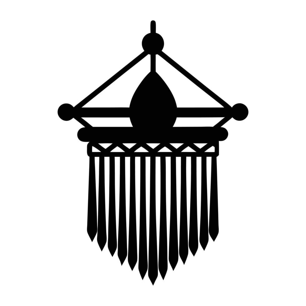 a black and white illustration of a chandelier white background. vector