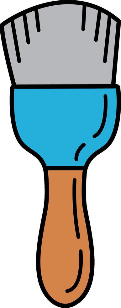 single icon of a butter brush vector