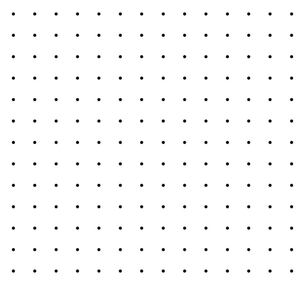 Dotted squared grid graph pattern simple background. vector