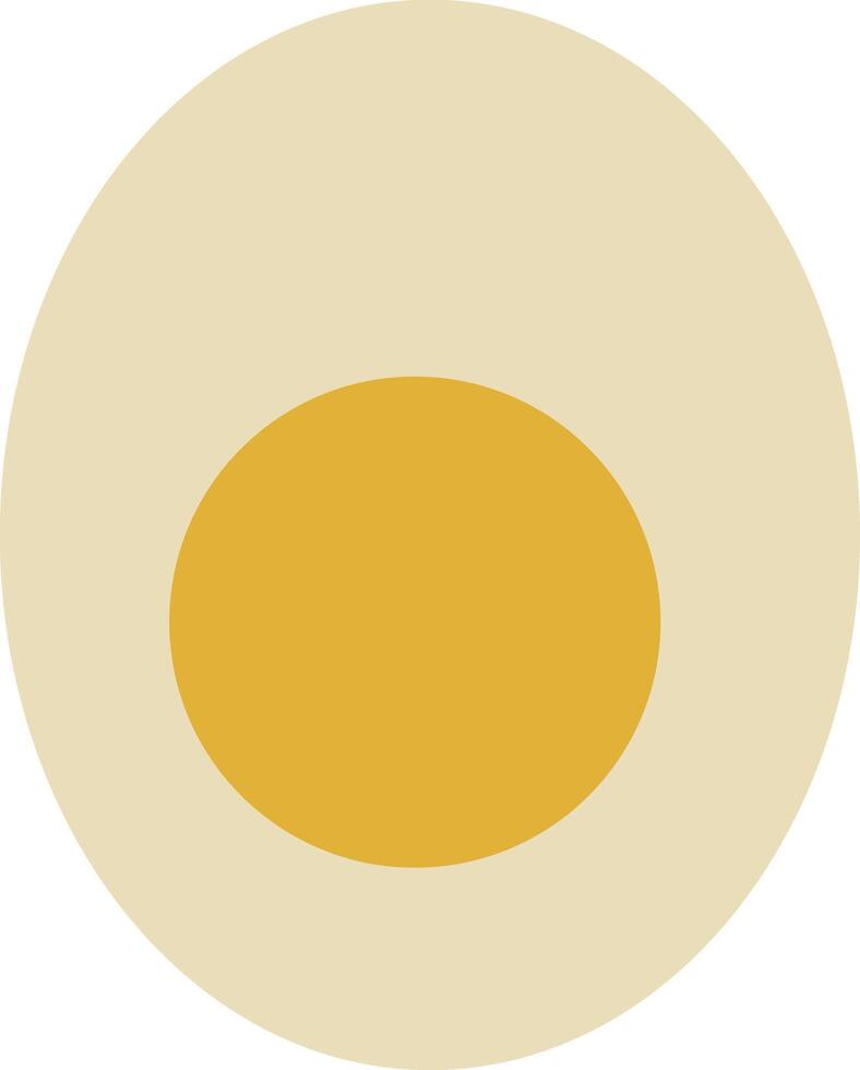Minimalist Egg Illustration Unique Simple vector