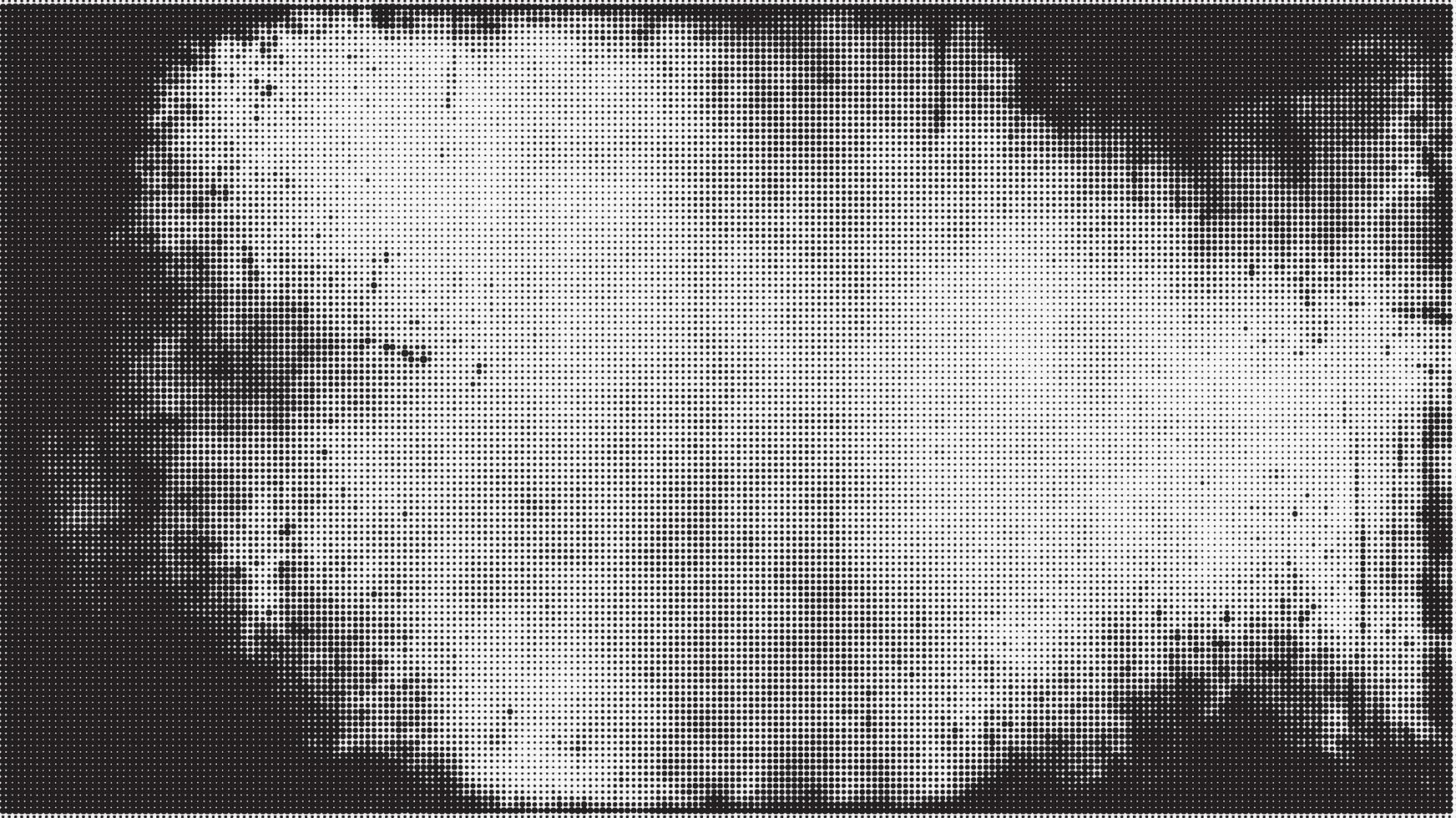 An old black and white photograph of a white square vector