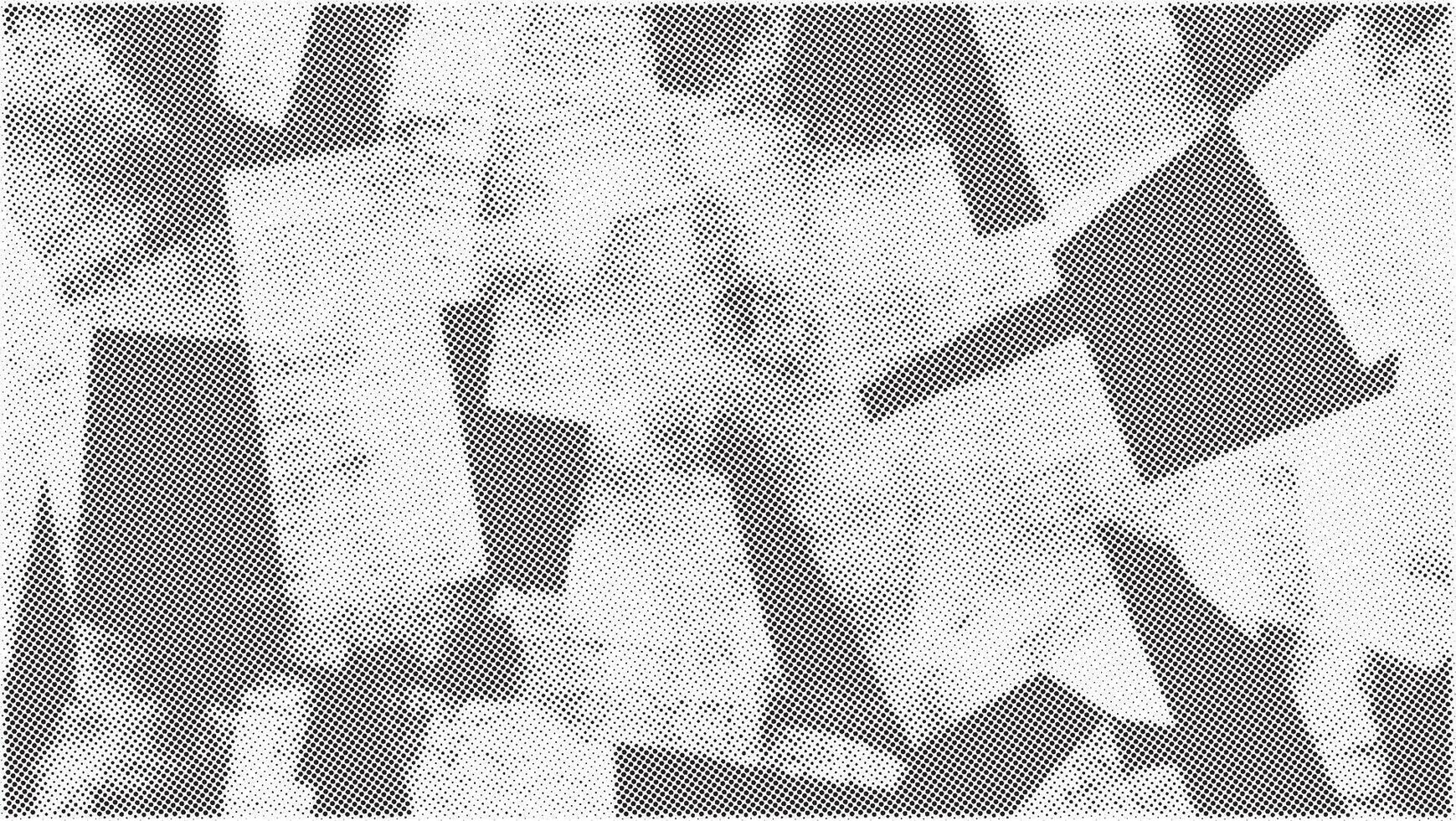 A black and white abstract background with many different shapes vector