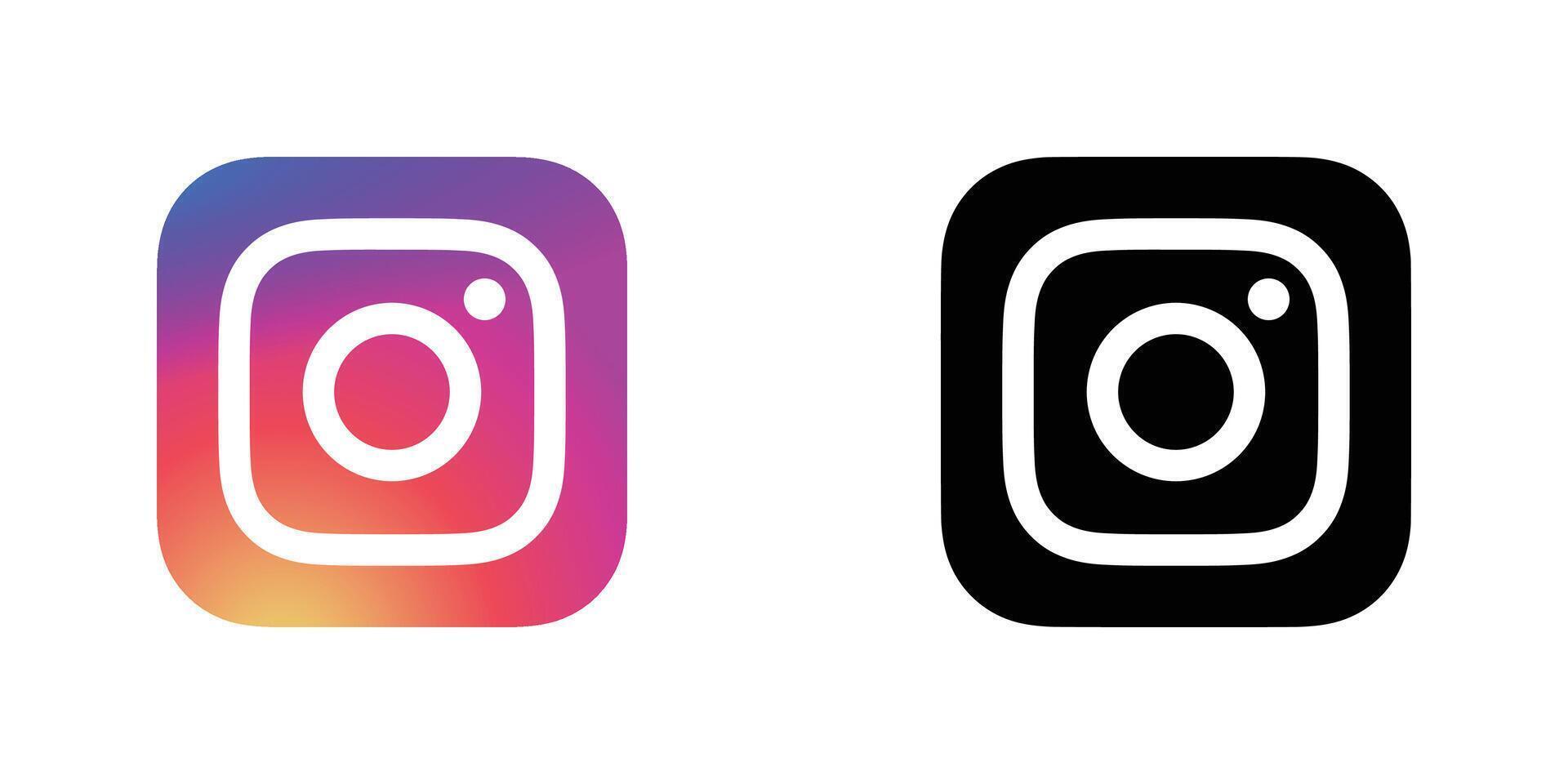 Instagram Logo Icon, IG App, Premium Quality Social Media Design for Digital Download vector