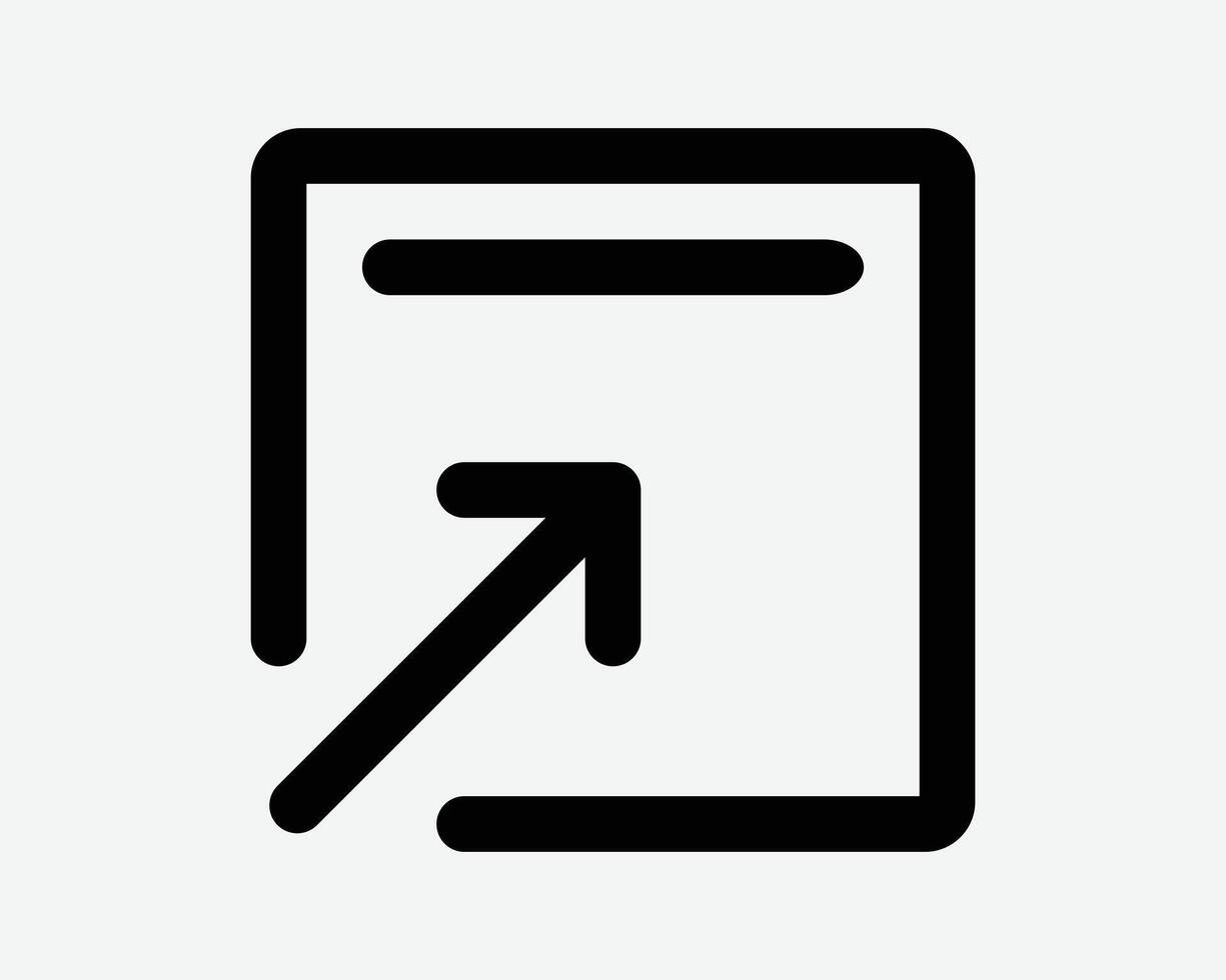 Open New Browser Extension Tab Line Icon Url Forward Enter Web Page Website Windows Navigation Point Pointer Browse Pop Up Click Sign Symbol vector