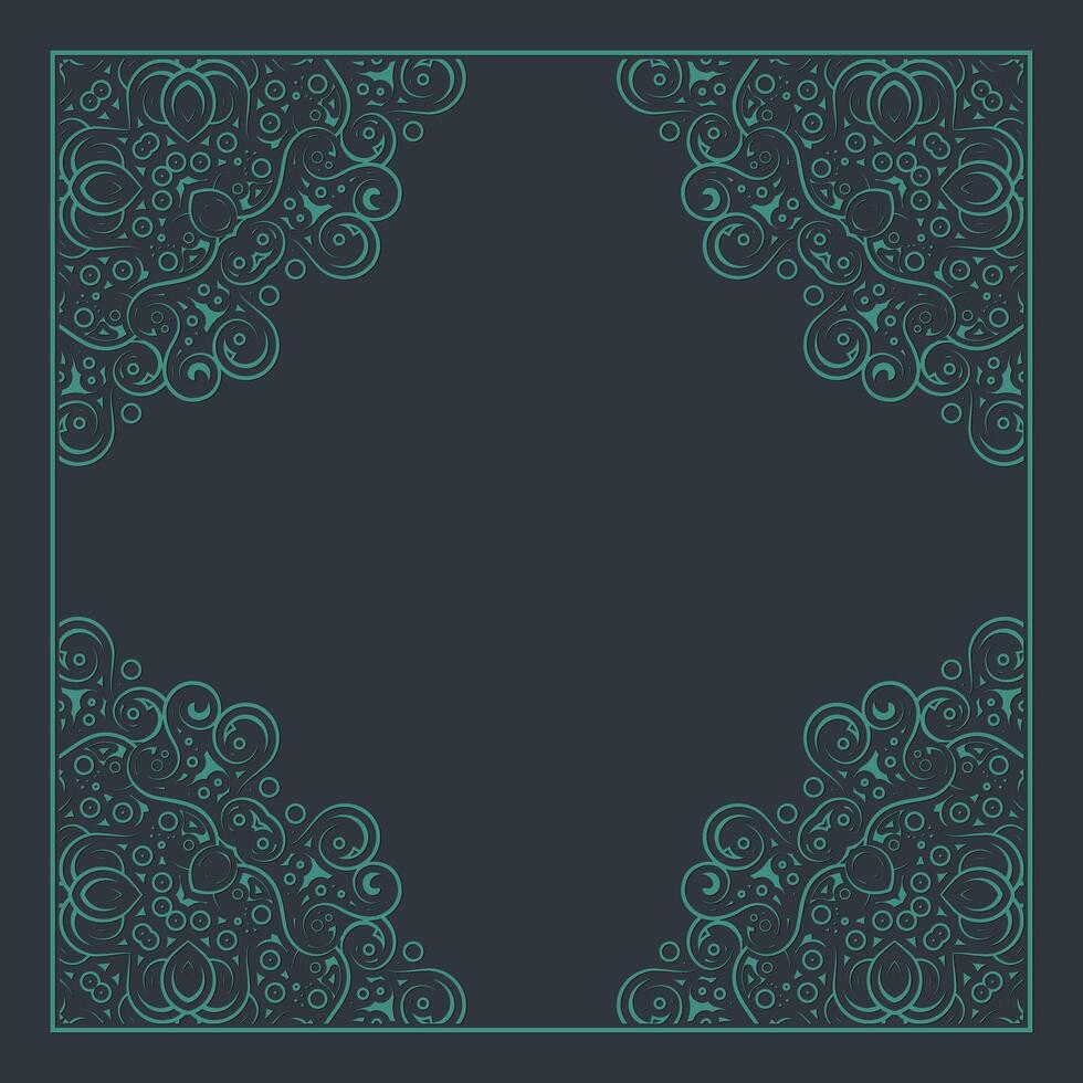 decorative frame design background vector