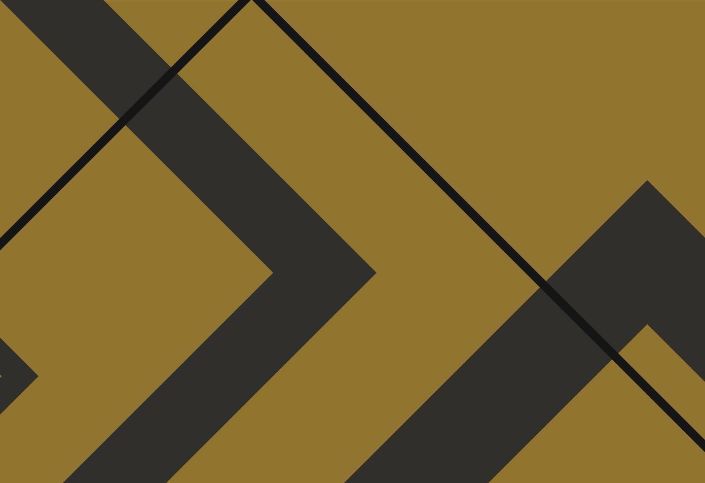 A black and gold geometric pattern with a diagonal line vector