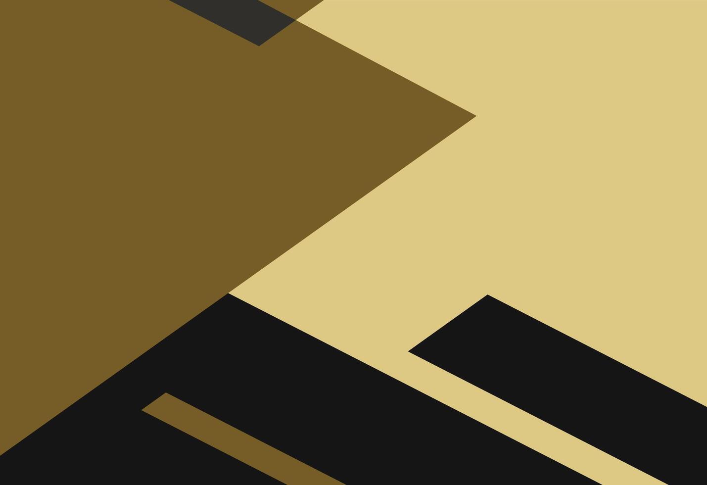A black and gold geometric pattern on a white background vector