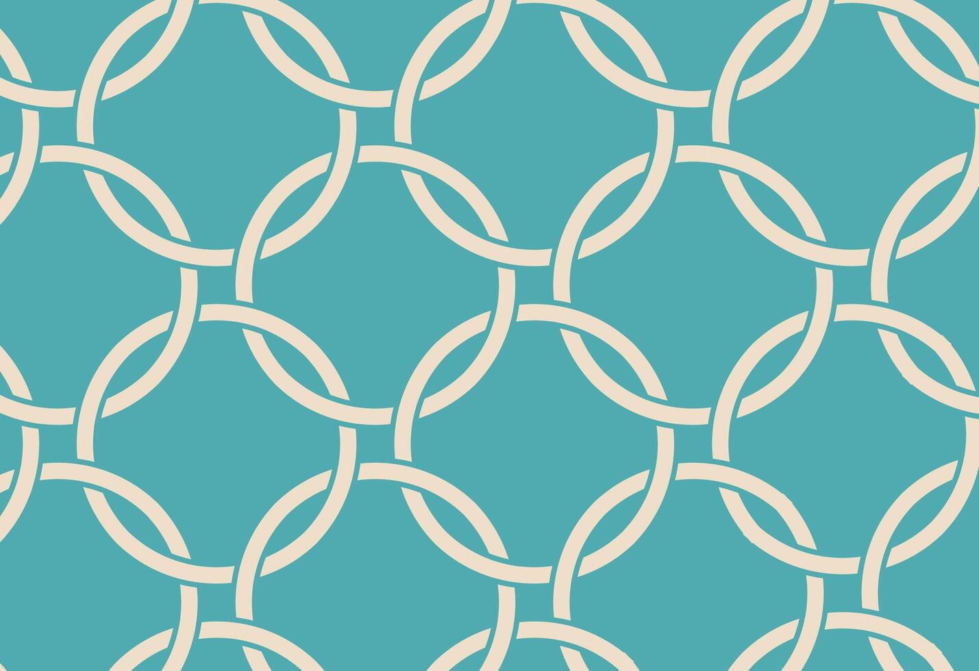 A blue and white pattern with a chain link design vector