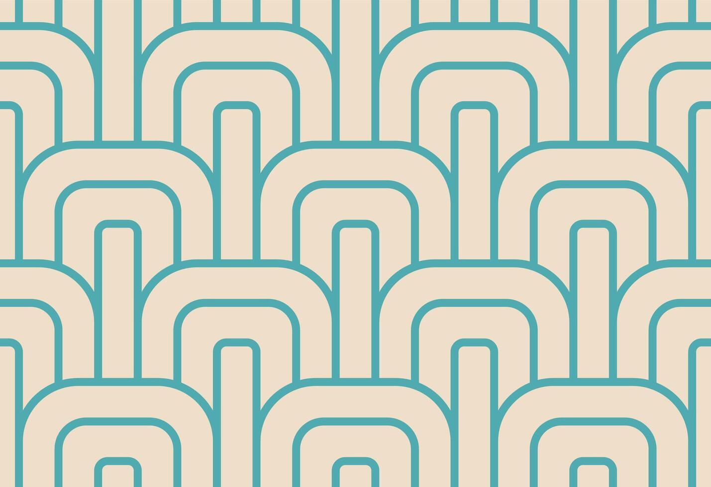 A pattern with blue and beige lines vector