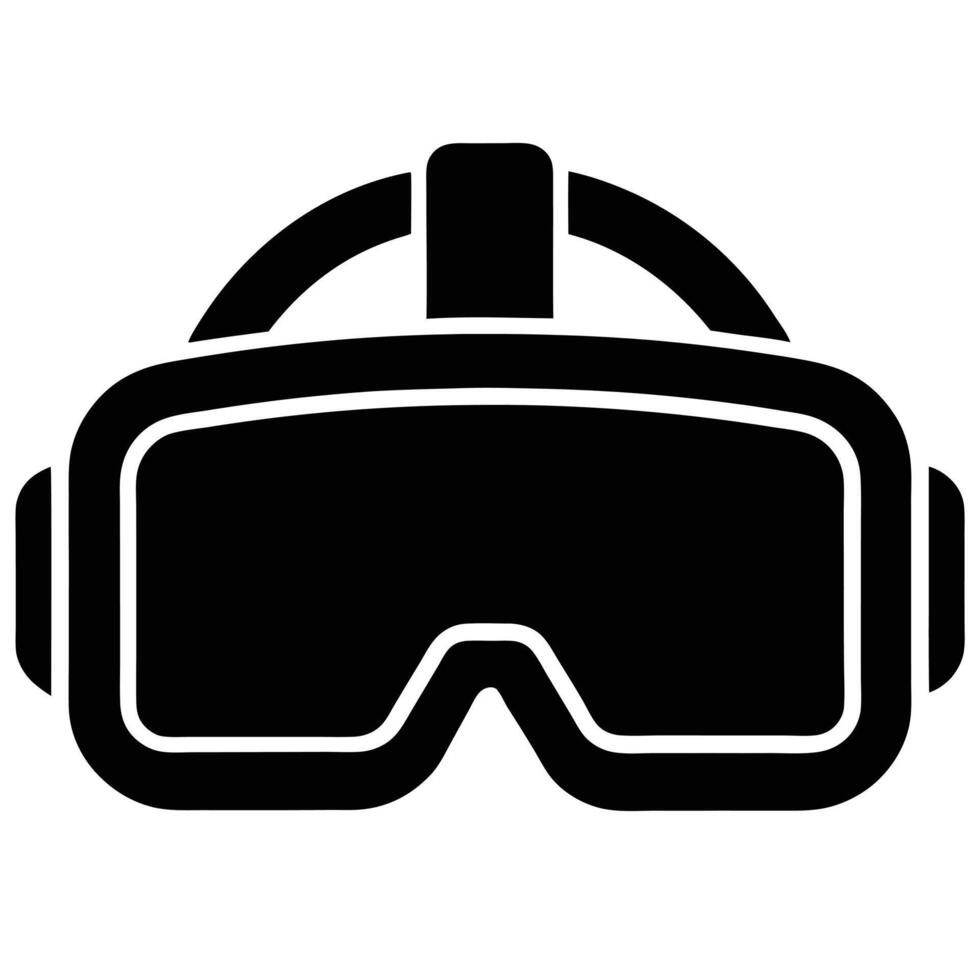 Virtual Reality Glasses Icon vector
