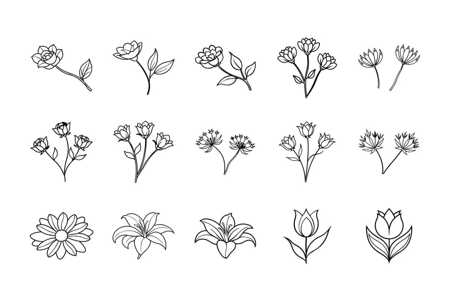 Gardenia Bloom Sublimation Design vector