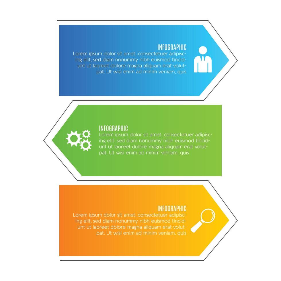 Infographic 4 step designed chart list presentation business template vector