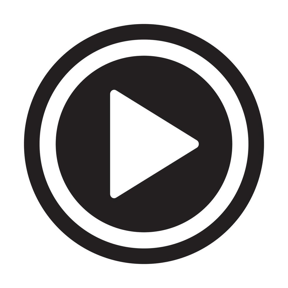 Play icon. For your web site design, logo, app, UI. illustration.. vector