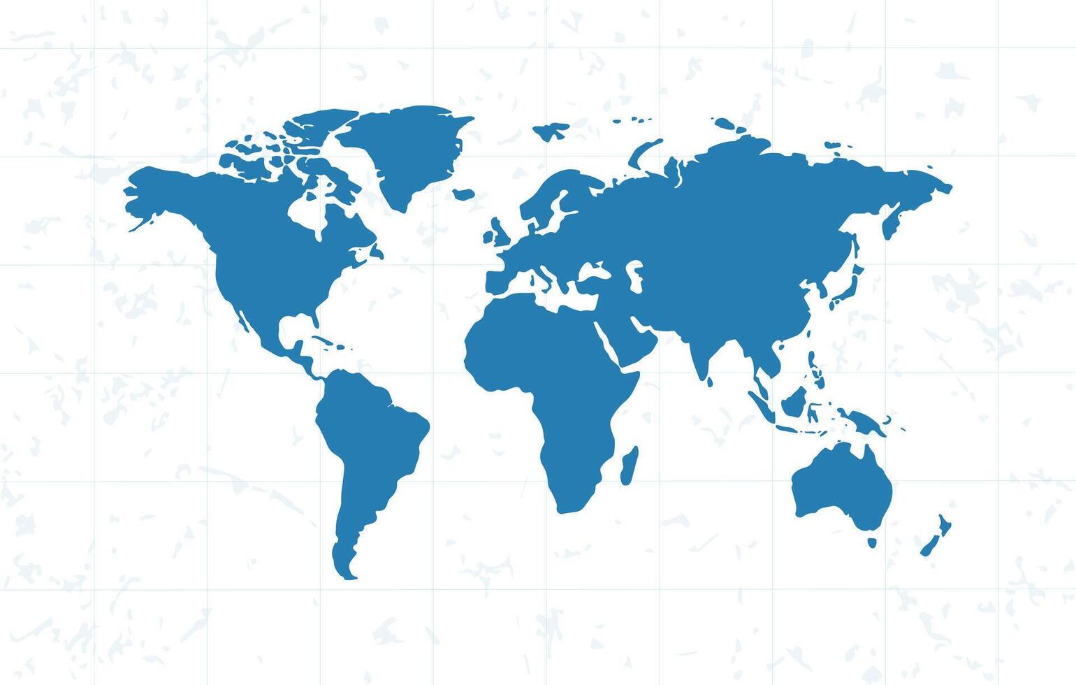 World Map Isolated on white background - stock . vector