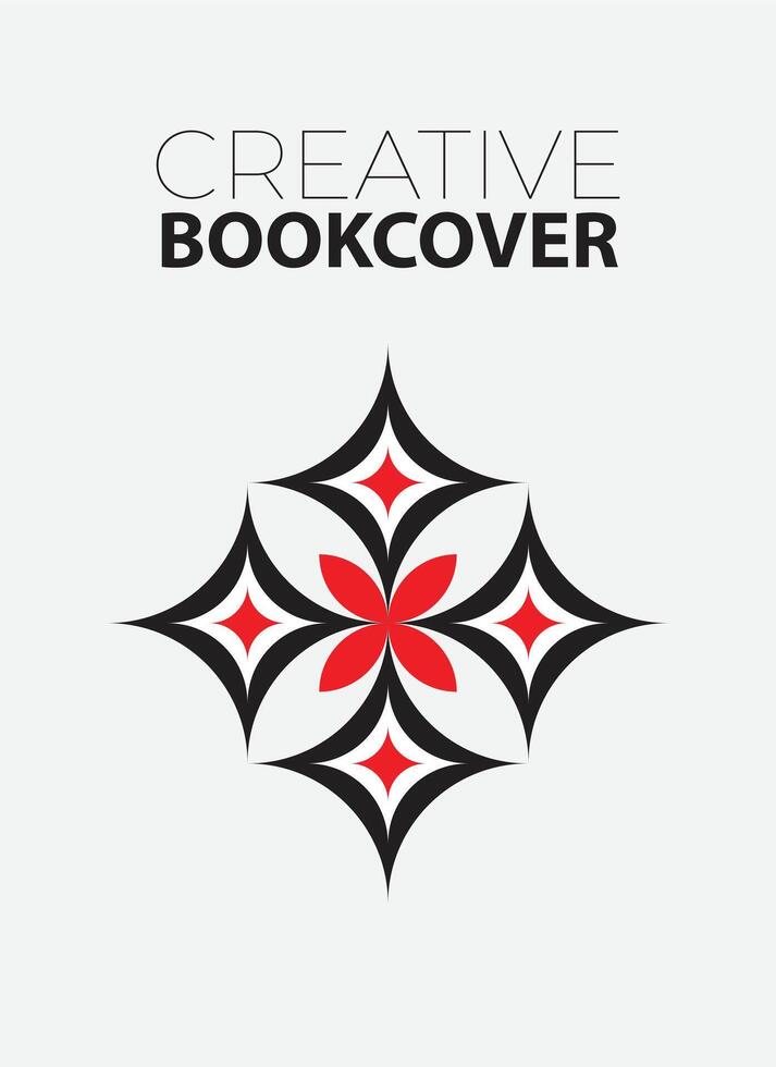 Minimal Creative Book Cover Design Template vector