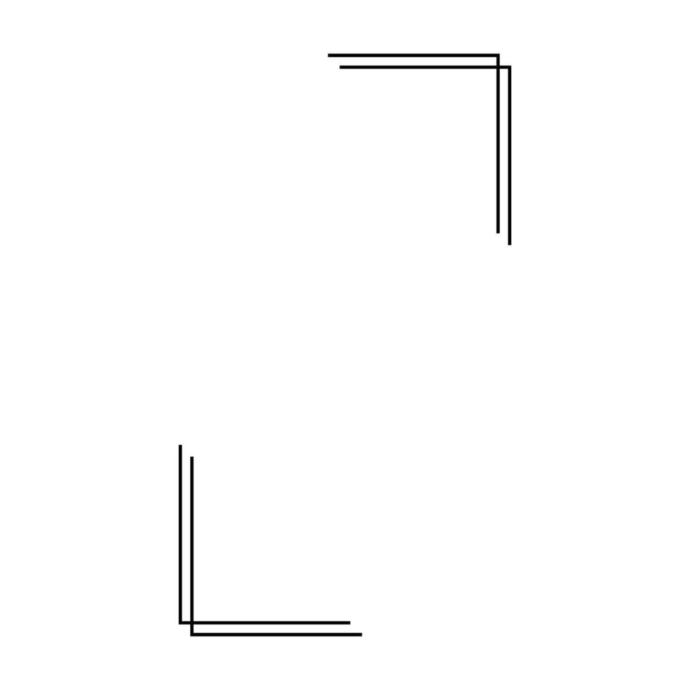 Geometric line art element for design and decoration. illustration. vector