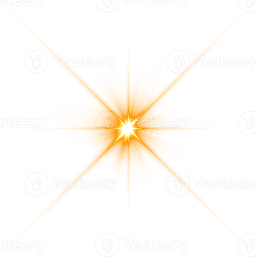 Orange Lens Flare Effects png