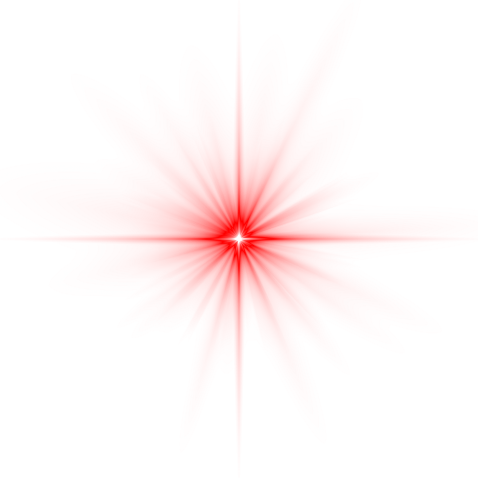 Red Lens Flare Effect Light Glow Overlay png